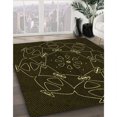 thumbnail image 3 of Ahgly Tapis Rond Lavable en Machine Intérieur Transitionnel Noir Nuit, 4 Pieds Rond, 3 of 7
