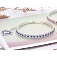 thumbnail image 1 of SNNROO 1pc New Colorful Heart-Shaped Pet Necklace  High-End Cubic Zirconia Multicolor Rhinestone Cat & Dog Jewelry Collar, 1 of 7