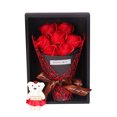 thumbnail image 2 of Fridja Bouquet de Roses Artificielles Feuilles Décoration de Mariage Maison, 2 of 3