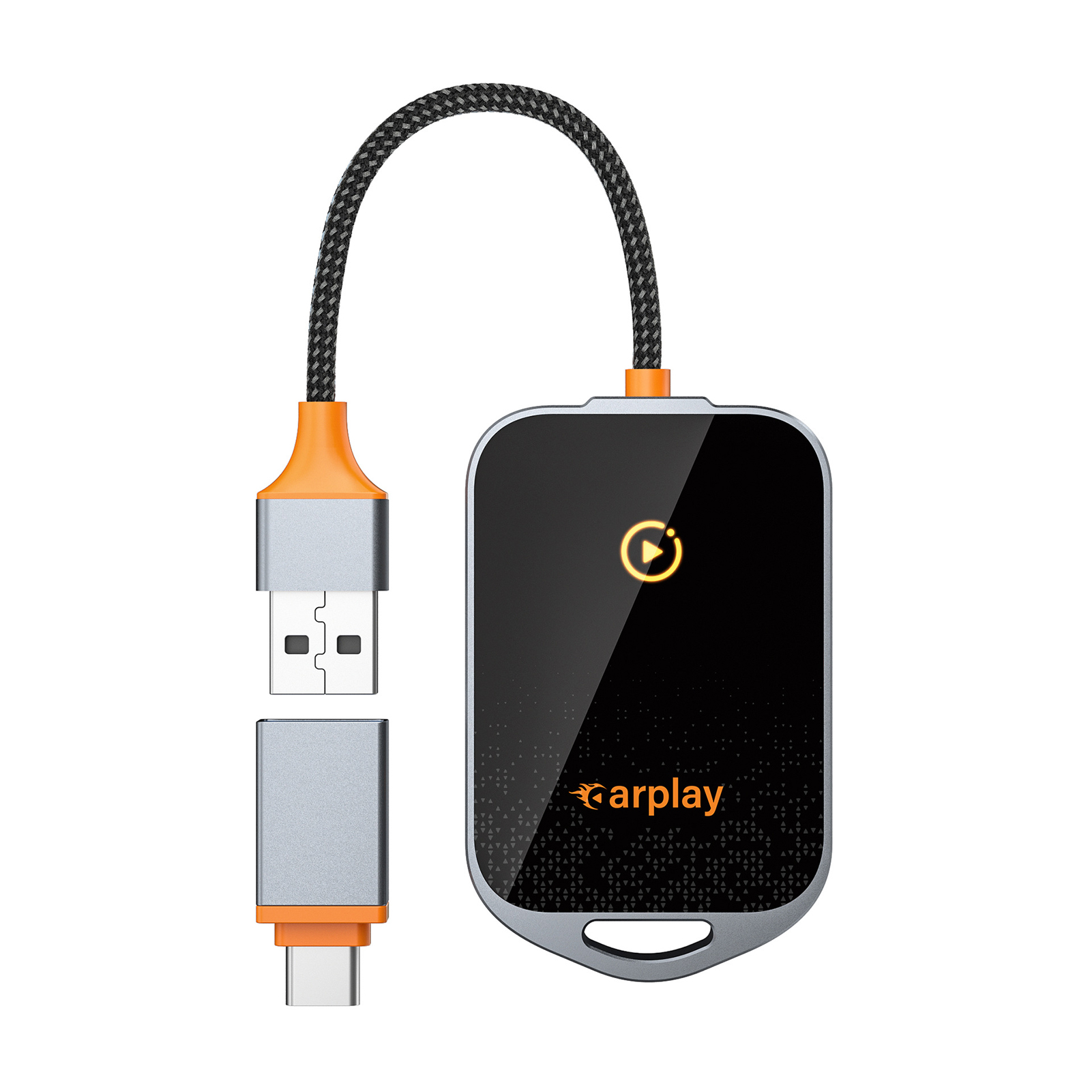 Thinsony Wire/less Car-Play Adapter Wired To Wire/less Adapter Car-play Converts Wired To Wire/less
