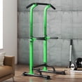 thumbnail image 1 of SogesPower Adjustable 82.7"H Pull up Bar Power Tower Multifunctional Fitness Station for Home, 1 of 10