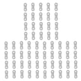 thumbnail image 2 of yingyy 20 Pieces Fastener Buckles Parachute Cord Buckle Wear-resistant Pull Rope Adjuster Outdoor Large Awning Wind Ropes Stopper Silver 3Set, 2 of 6