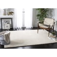 thumbnail image 4 of Safavieh August Shag Collection AUG900C Solid 1.2-inch Thick Area Rug, 10' x 14', Ivory, 4 of 4