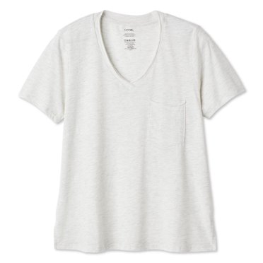 T-shirt à pochette encolure en V George pour femmes