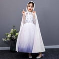 thumbnail image 1 of Princess Capes Colorful Sequins Cloak for Girls-Halloween Birthday Party Costumes Dress up, 1 of 4