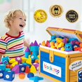 thumbnail image 2 of Blockaroo Magnetic Foam Building Blocks - STEM Preschool Toys for Babies, Toddlers, Boys and Girls, The Ultimate Bath Toy - 100 Piece Set with Toy Chest, 2 of 5