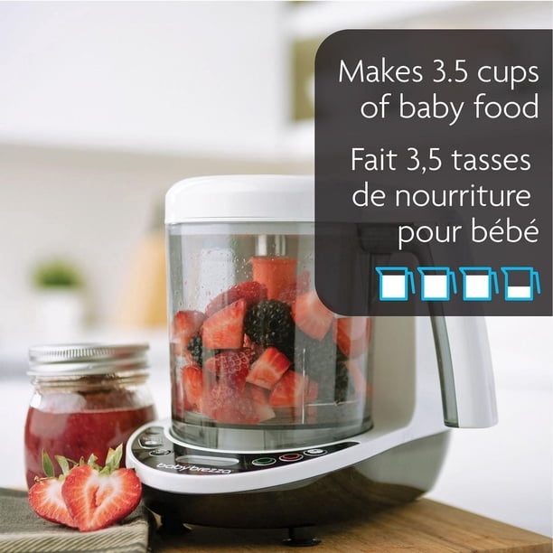 Baby Brezza One Step Baby Food Maker Deluxe, with Pouch + Funnel