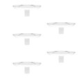 thumbnail image 1 of Modern Floating Vase Set with Clear Acrylic Bowls for Floral Arrangement and Display Stand 5PCS, 1 of 9