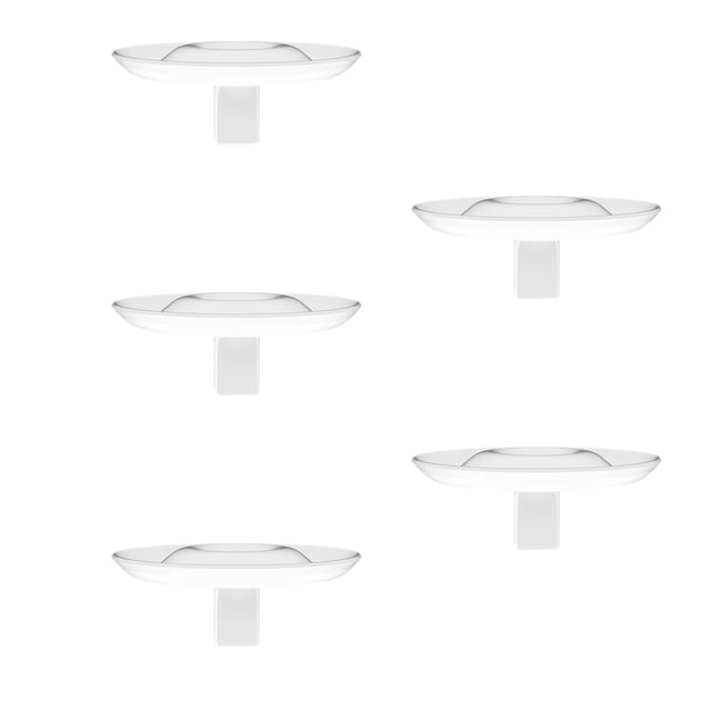 Modern Floating Vase Set with Clear Acrylic Bowls for Floral Arrangement and Display Stand 5PCS