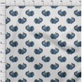 thumbnail image 3 of oneOone Viscose Chiffon Fabric Fish Block Print Fabric By Yard 42 Inch Wide, 3 of 4