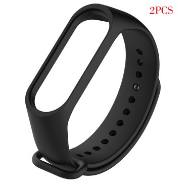 Langgg 2 Pieces Replacement for Xiaomi Mi Replacement strap for Mi Band Band 4 3 Watch Band TPU Silicone Strap Bracelet Wristbands Accessories