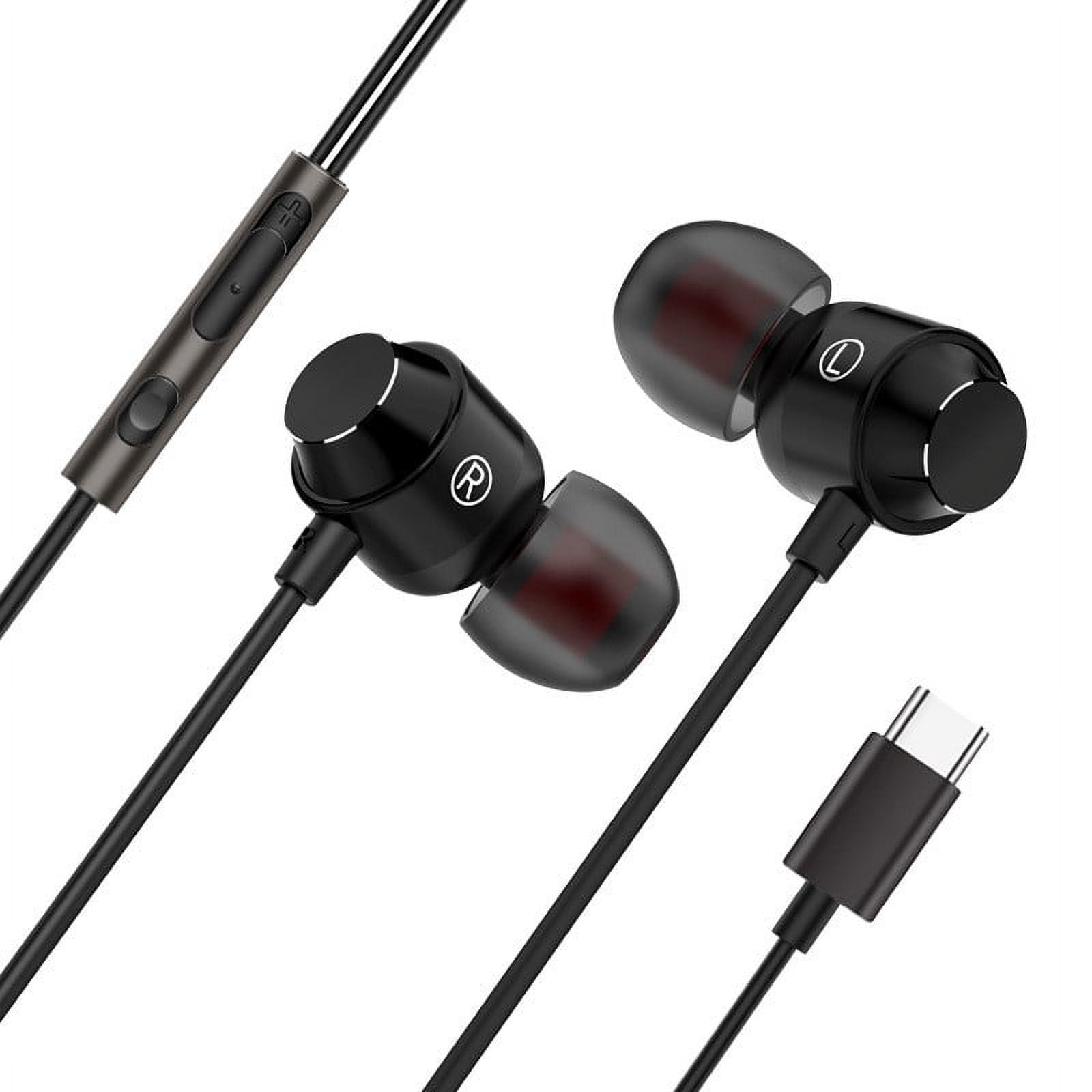 Type-C USB-C In-Ear Earphone Headset Headphone Earbuds Wth Wire-controlled Mic, Czzoypi Type-C USB-C In-Ear Earphone Headset