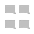 thumbnail image 2 of Clear Shelf Dividers, Shelf Closet Separators Rounded Edges 4Pcs Acrylic Adjustable  for Clothes Book Bags, 2 of 7