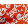 thumbnail image 4 of oneOone Cotton Poplin Orange Fabric Joker & Poker Text Craft Projects Decor Fabric Printed By The Yard 56 Inch Wide, 4 of 4