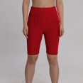 thumbnail image 3 of KIHOUT Women's High Waist Workout Shorts Butt Lifting Tummy Control Ruched Booty Running Yoga Shorts with Pockets, 3 of 3