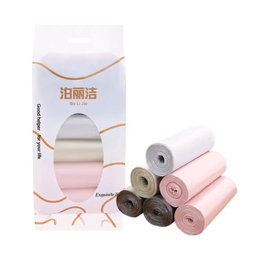 Thickened solid color garbage bag, new material, colorful kitchen, bathroom, household plastic bag, large size