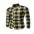thumbnail image 1 of Chemises Décontractées à Carreaux pour Hommes Flanelle Chemises à Carreaux Rouges Homme Manches Longues Chemise Homme Chemises à Carreaux en Coton, 1 of 2