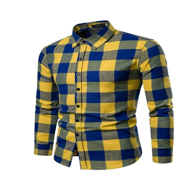 Chemises Décontractées à Carreaux pour Hommes Flanelle Chemises à Carreaux Rouges Homme Manches Longues Chemise Homme Chemises à Carreaux en Coton