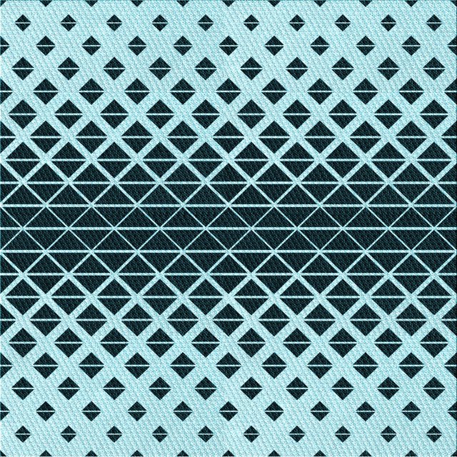 Ahgly Company Machine Washable Indoor Square Transitional Medium Teal Green Area Rugs, 5' Square
