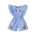 thumbnail image 2 of TopLLC Tout-Petits Bébés Filles Garçons Manches Courtes T-Shirt Imprimé Couleur Col Rond Combinaison Barboteuse Pantalon Fille, 2 of 9