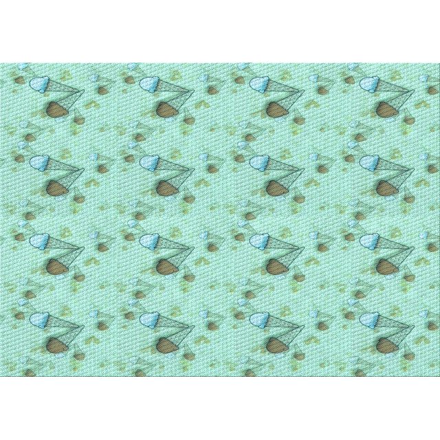 Ahgly Tapis Rectangulaire Lavable en Machine Intérieur Transitionnel Vert Émeraude, 5 Pieds x 7 Pieds