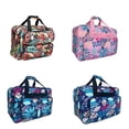 thumbnail image 2 of Dalazy Sac de Rangement de Voyage Portable Étui de Transport pour Machine à Coudre Pochette Support Organisateur Fourre-Tout Porte-Bagages Compartiments Rose, 2 of 6