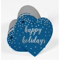 thumbnail image 3 of Inkdotpot Real Silver Foil Happy Holiday Tag Favor Hang Paper Tag 50 Pieces, 3 of 6