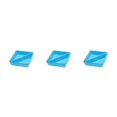 thumbnail image 1 of QualitChoice Home Hotel Felt Keys Tapes Phone Watch Storage Box Living Room Drawer Pens Remotes Jewellery Organizer Container Blue 3PCS, 1 of 6