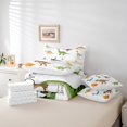 thumbnail image 4 of 7 Piece Bed in a Bag Queen Size Comforter Set for Kids Dinosaur Bedding Set,Kids Dino Reversible Bed Set,Cartoon Animal Comforter with Sheet Set,All Season, 4 of 5