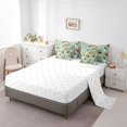 thumbnail image 3 of YST Ensemble Douillette 7 Pcs pour Enfants Capybara, Fleurs Colorées, Lit en Sac Format Simple (1 Douillette, 1 Drap Plat, 1 Drap-Housse, 2 Taies d'Oreiller, 2 Housses de Coussin Décoratif), 3 of 5