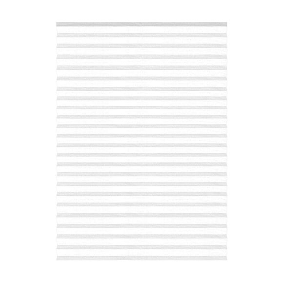 Maplenight Window Blinds Blackout Curtains Sun Proof Heat Insulating Punch Free Installation for Bedroom Living Room Kitchen Plastic 70 x 35 Inches White