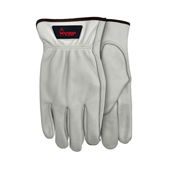 Watson Gloves Man Handlers Driver Style Glove - Full-Grain Cowhide Leather & Slip-On Cuff (Extra Large)
