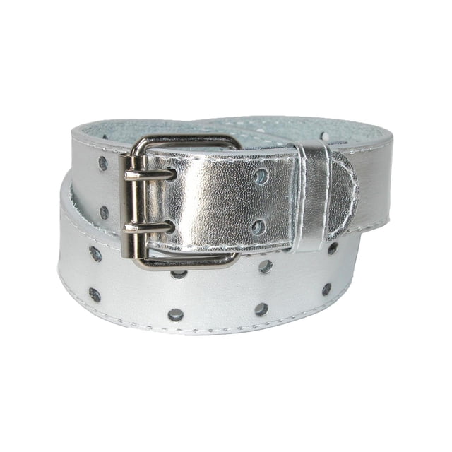 CTM® Kids' Leather Two Hole Jean Belt