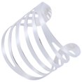 thumbnail image 1 of Silver Napkin Rings Set of 12 Hollow Out Napkin Rings Holder for Christmas Everyday Holiday Party, 1 of 5