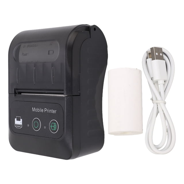 Imprimante Thermique Portable Mini 58mm QR Code 2 Po Sans Fil USB Reçu Ticket Imprimante Thermique pour Android