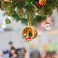 thumbnail image 5 of TIELUTT Christmas Tree Decorations Crafts Hanging Decorations Christmas Acrylic Dog Mini Tent Ornament Ornament Easter Garland Decorations with Lights Garland with Lights Christmas Beads on String, 5 of 5