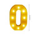 thumbnail image 3 of TopLLC Christmas Decor LED Letter Lights Sign Light Up For Home Party Wedding Decoration Light Up Letters Alphabet Letter Sign Battery Powered For Christmas Birthday Party Decoration warning light, 3 of 5