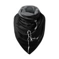 thumbnail image 1 of Foulards Chauds à Boutons pour Femmes, Châles Doux de Mode Décontractée, Foulard Imprimée, 1 of 2