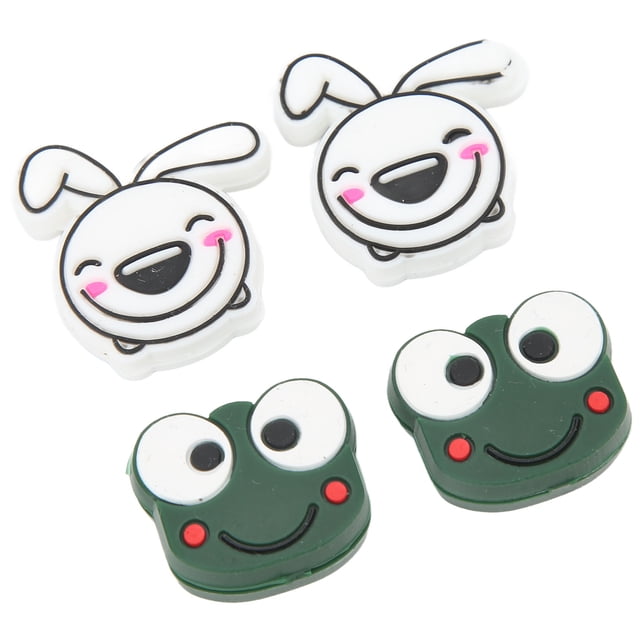 Tennis Dampeners, Tennis Vibration Dampener, 4 PCS Tennis Racket Vibration Dampener Cartoon Animal Shape Tennis