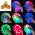 thumbnail image 2 of Glowing LED Light Fidget Spinner Hand Top Spinner Glow in the Dark Light EDC Fidget Spinner Finger Stress Relief Toy, 2 of 5