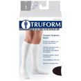 thumbnail image 3 of Truform Crew Length Socks: 8 - 15 mmHg, Black, X-Small, 3 of 7