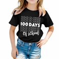 thumbnail image 1 of TZEWGL Chemise Décontractée pour Enfant Mignonne Imprimée Graphique Col Rond Manches Courtes Vêtements pour Filles Garçons Taille 6-7T, 1 of 4