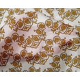 thumbnail image 5 of oneOone Silk Tabby Orange Fabric Block Sewing Craft Projects Fabric Prints By Yard 42 Inch Wide, 5 of 5