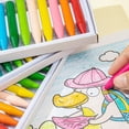 thumbnail image 3 of Washable Jumbo Crayons, Non Toxic, Easy To Hold, Fine Motor Skills Development, Bright &amp; Vibrant Colors, Portable Sturdy Container For Toddlers And Kids (18 Pieces), 3 of 8