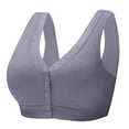 thumbnail image 1 of Cameland Women Plus Size Daily Bras Wire Free Front Open Buckle Vest Top Underwears Bras, 1 of 3