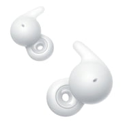 écouteurs Sony LinkBuds Open Truly Wireless avec design à anneau ouvert pour sons ambiants et nouveaux supports de fitting aériens, Blanc