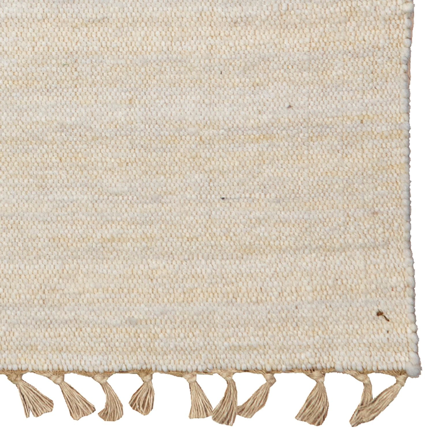 Tapis d'appoint Berbère Verginia naturel & ivoire de 1 pi 10 po x 2 pi 10 po