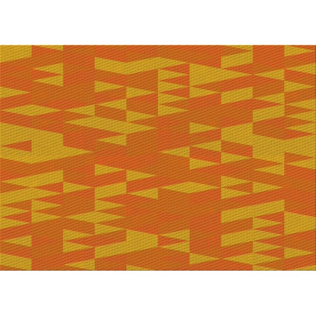 Ahgly Company Tapis Rectangulaire Lavable en Machine Intérieur Transitionnel Rouge Écarlate, 8 Pieds x 10 Pieds