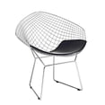 thumbnail image 1 of Plata Import Chrome/Black Diamond Bertoia Chair, 1 of 7