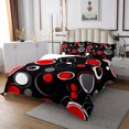 thumbnail image 3 of Erosebridal Abstract Ombre Coverlet Set Twin, Geometric Stripe Bedding Set, Adults 2 Pieces, 3 of 5
